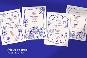 Italian restaurant, cafe menu design, an Illustration by Good Studio