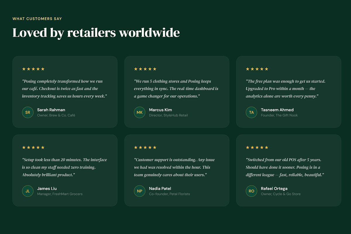 Posing - Smart POS Landing Template, a Landing Page Template by Helenshop (Photo 3 of 4)