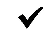 Simple and bold checkmark silhouette, an Illustration by Amazin_art (Thumbnail 24 of 26)