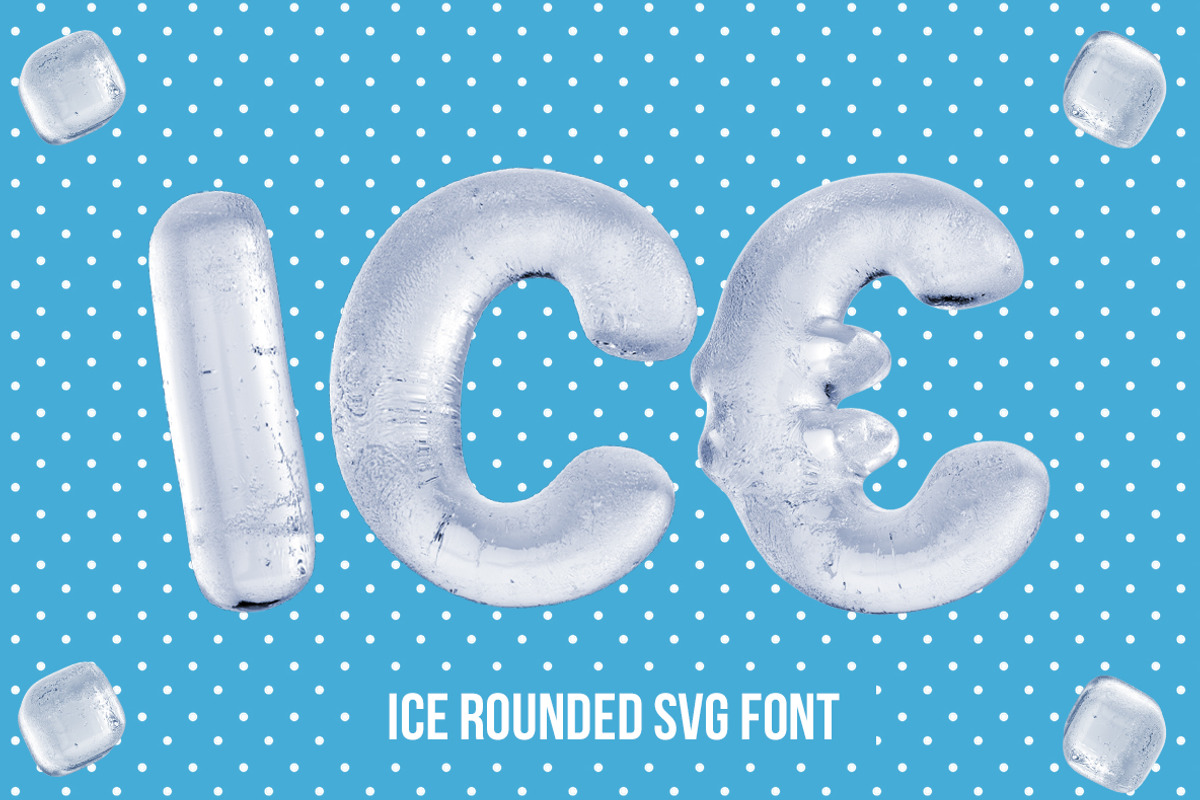 Ice Rounded Font, a Font by Handmadefont (Photo 1 of 9)
