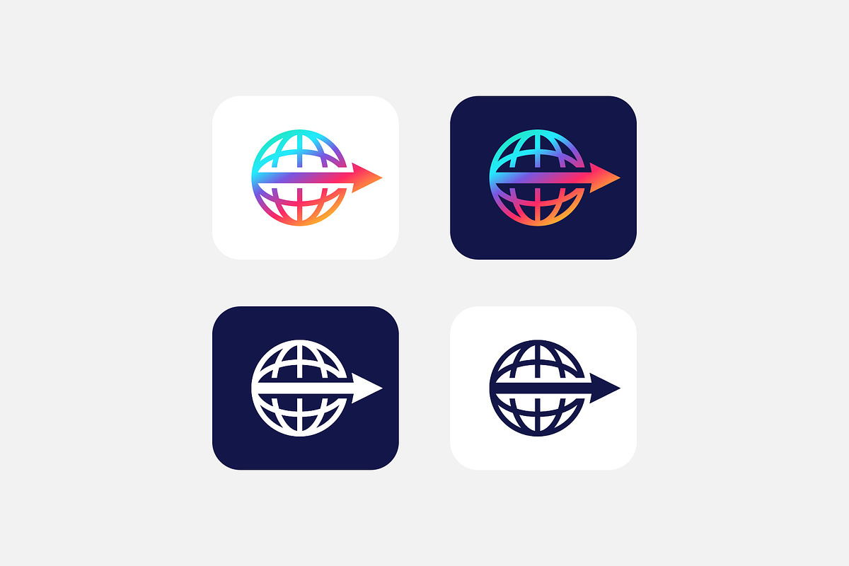 World Express delivery logo, a Branding & Logo Template by Lucky Creative (Photo 3 of 4)