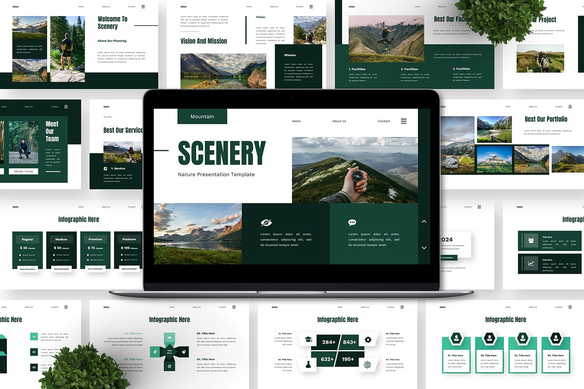 Scenery - Nature Powerpoint preview 5