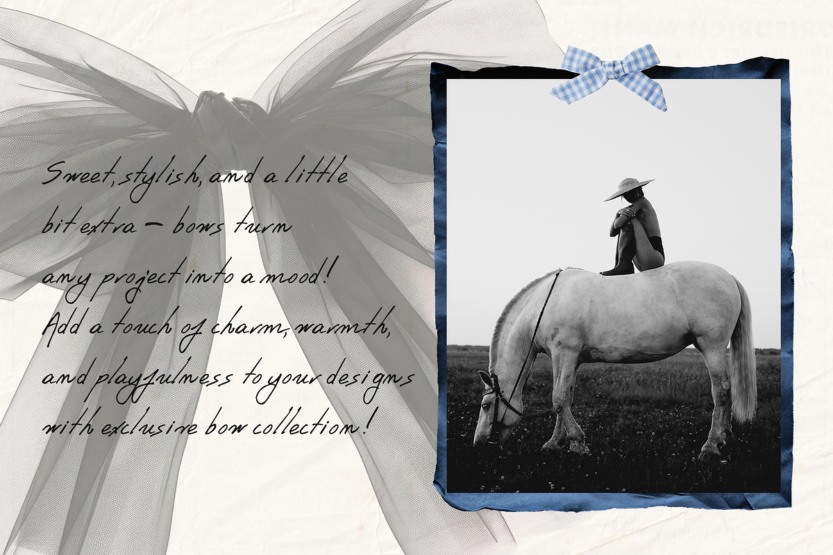 Mixed Bow Collection: Cut-Out & Draw, an Object Graphic by lerinartstudio (Photo 2 of 12)