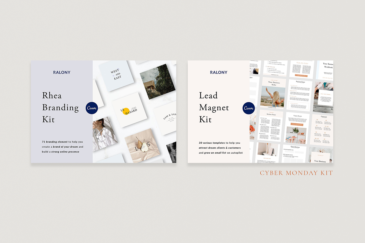 Cyber Monday Bundle | Canva, a Magazine Template by Ralony (Photo 6 of 6)