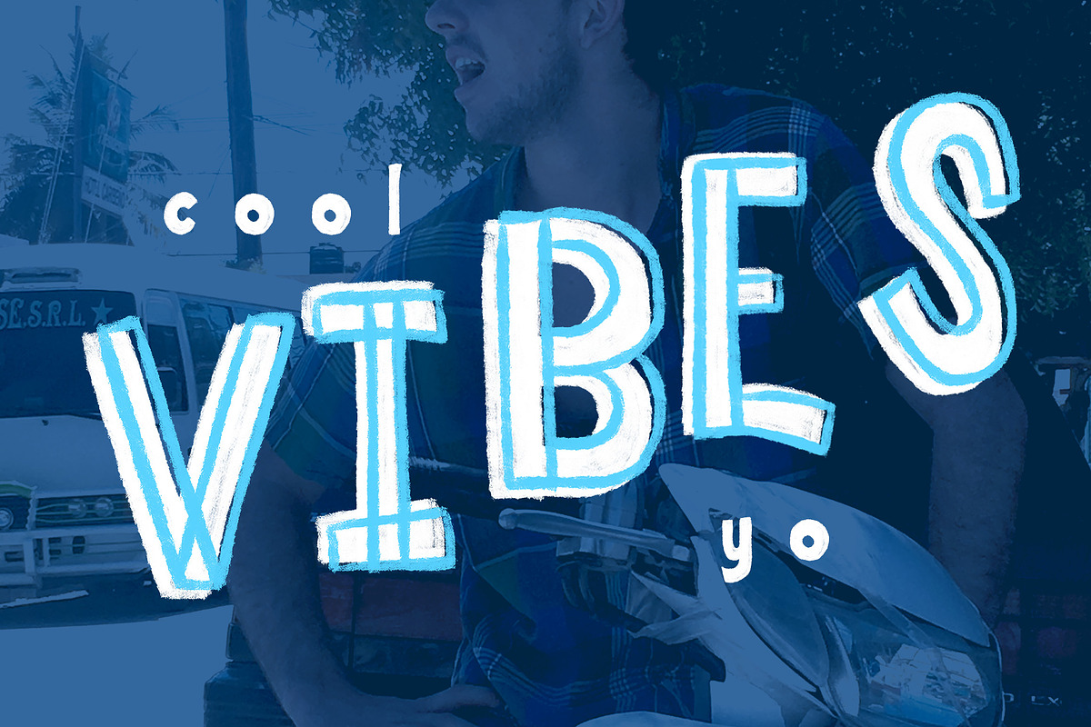 Maguana ~ Hand-drawn SVG Font preview 6
