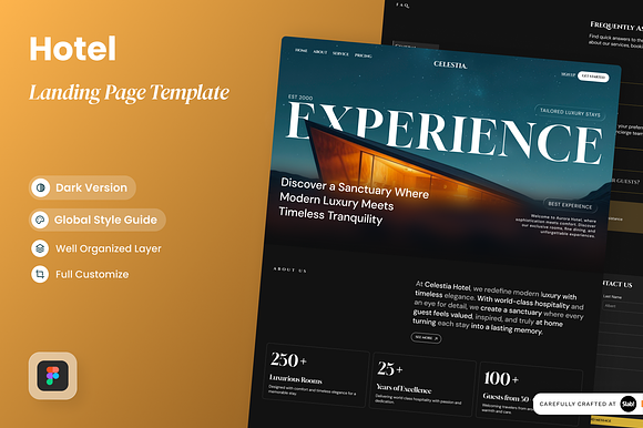 Celestia-Prestige Hotel Landing Page preview 5
