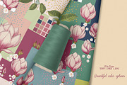 Blossom Grid Prints & Patterns, a Pattern Graphic by GND ART STUDIO (Thumbnail 2 of 8)
