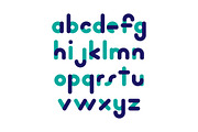 Overlapping Colorful Font, a Decorative Illustration by Greeek (Thumbnail 4 of 8)