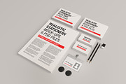 Realistic Stationery Mockup, a Product Mockup by aykutfiliz (Thumbnail 1 of 8)
