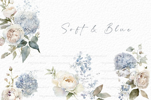 Soft And Blue