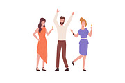 People at a party, a Person Illustration by Good Studio (Thumbnail 2 of 3)