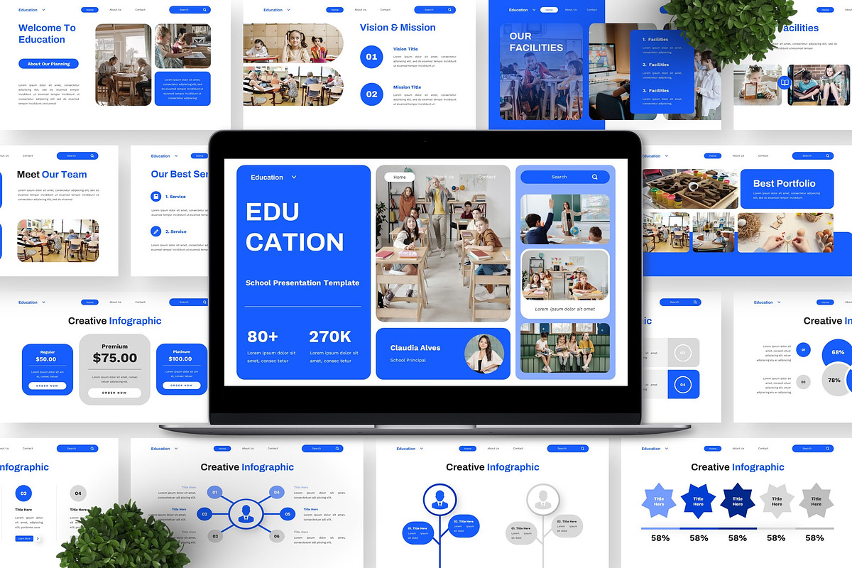 Education - School Powerpoint, a Presentation Template by Deepslide Studio (Photo 2 of 6)
