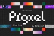 Pigxel - Modern Pixel Typeface, a Serif Font by delipensil (Thumbnail 9 of 9)