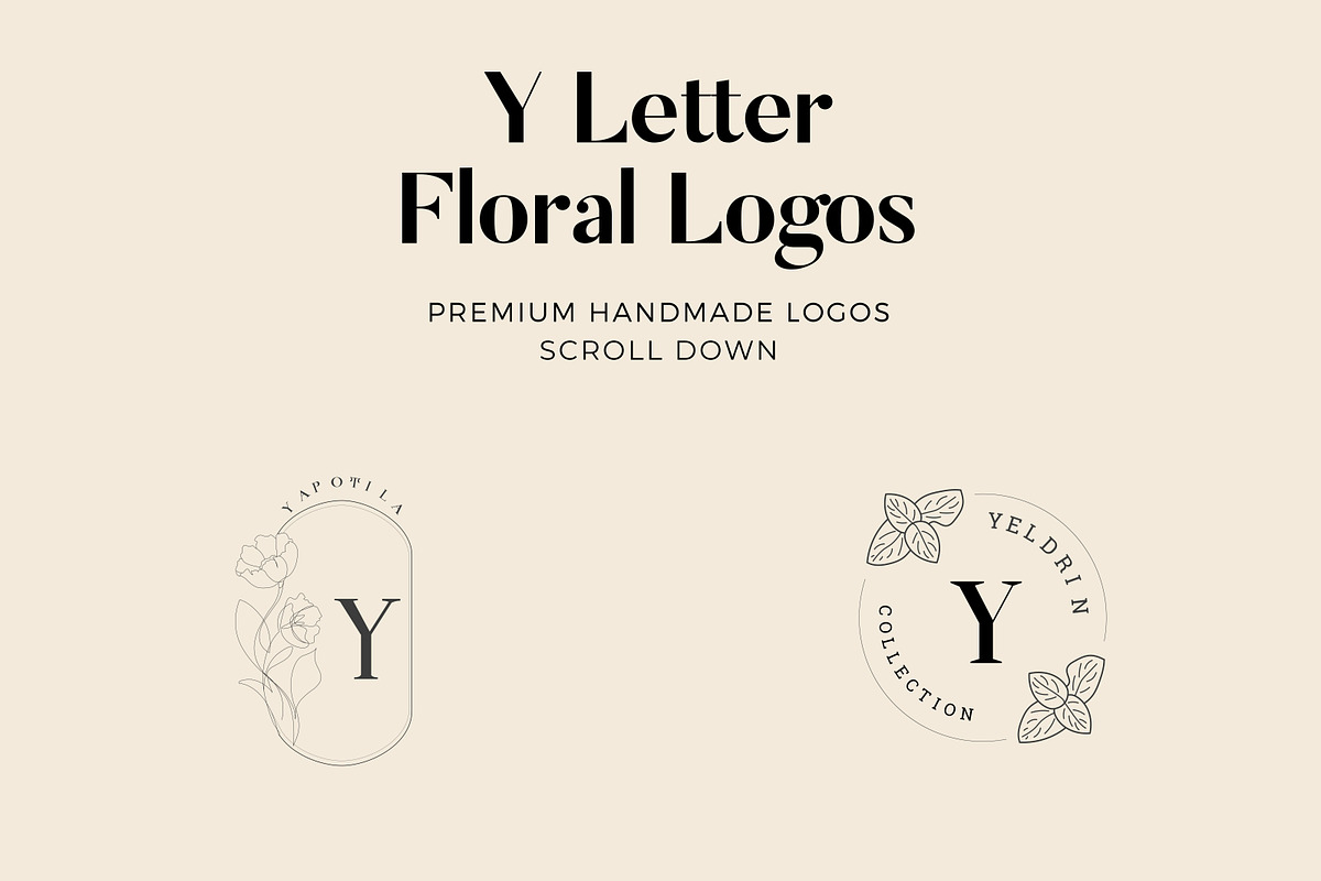 520 A to Z Floral Logos Bundle, a Branding & Logo Template by AN Productions (Photo 207 of 223)