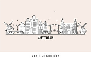 Collection Of 30 European Cities