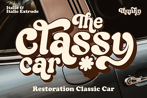 Thunky - Chunky Retro Typeface