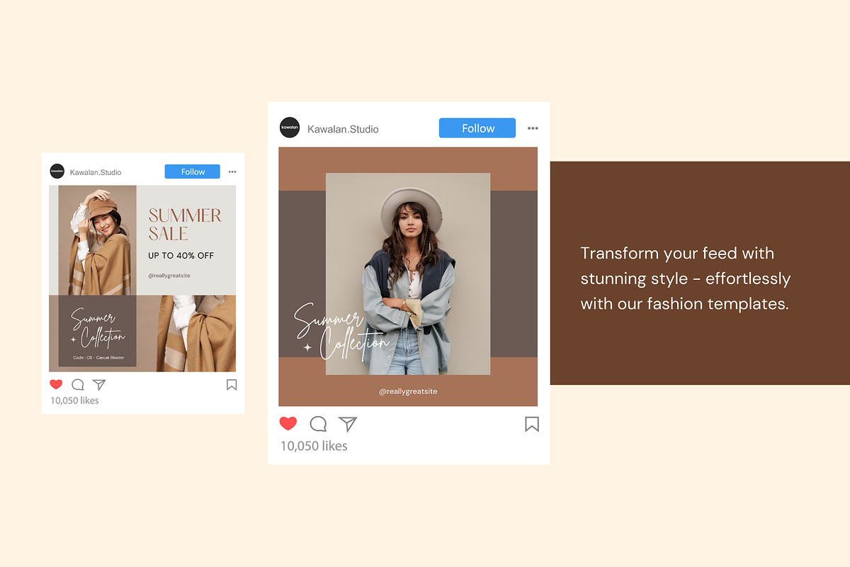 Fashiona Bundle Canva Template, a Social Media Template by Kawalan Studio (Photo 6 of 6)
