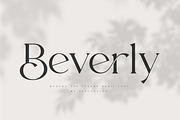 Beverly - Modern & Luxury Serif Font, a Serif Font by Pen Culture (Thumbnail 1 of 12)