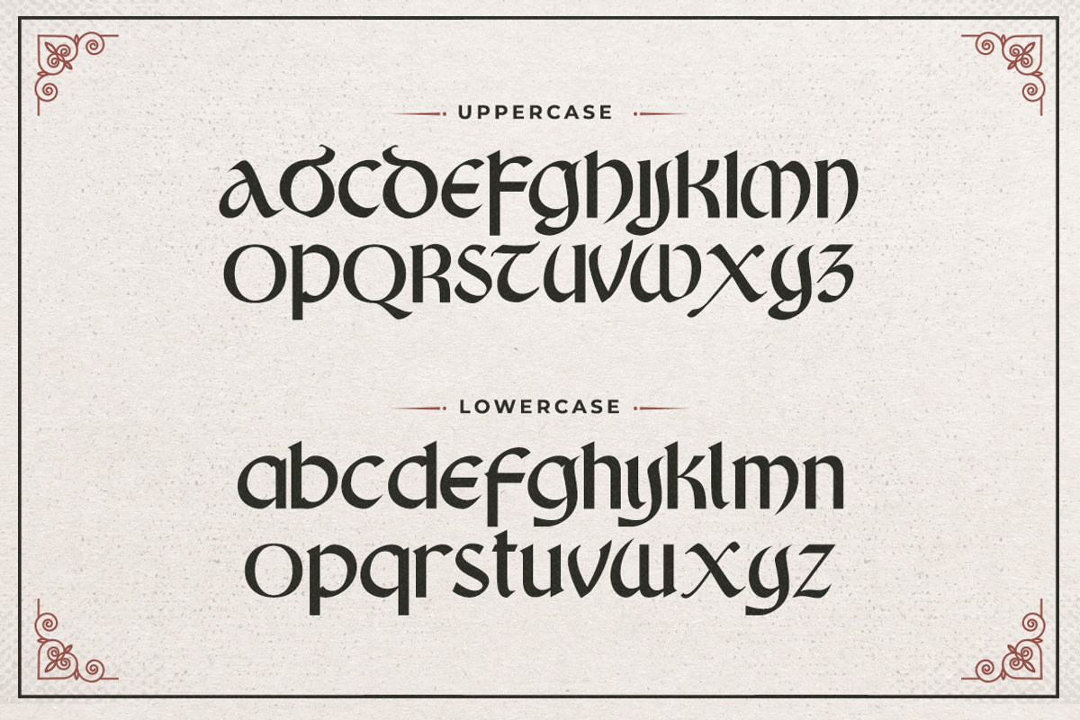 King Castle - Celtic Font, a Font by Typefactoryco (Photo 2 of 10)