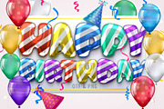 Happy Birthday Font, a Handwritten Font by Nobu Collections (Thumbnail 1 of 13)