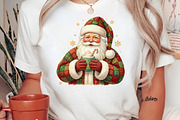 Vintage Santa Claus Wall Art PNG, an Illustration by Libby Wishes (Thumbnail 2 of 6)