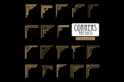 41 Art Deco Corners Designs, a Decorative Illustration by Stanislav Kharchevskyi (Thumbnail 1 of 3)