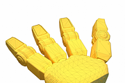 Robot Hand Low Poly PBR, an Object 3D Model by Daniel Mikulik (Thumbnail 7 of 14)