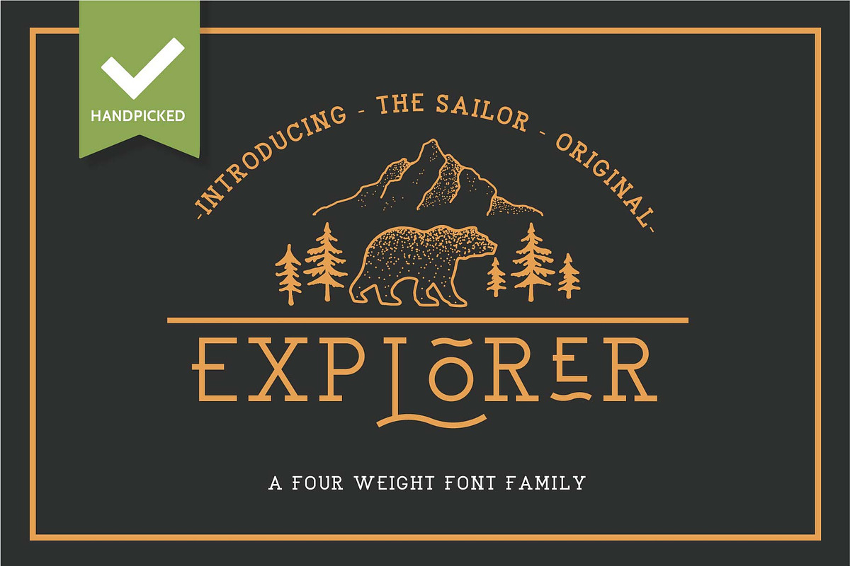 EXPLORER - Sailor Original Typeface, a Slab Serif Font by NEWFLIX.Bro (Photo 12 of 13)