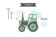 Vector A-Z transport alphabet, an Education Illustration by narinadraban (Thumbnail 17 of 22)