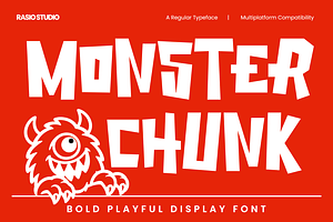 Monster Chunk Bold Playful Font