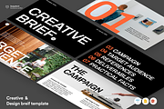 Creative Design Brief template, a Presentation Template by Oday Noon (Thumbnail 1 of 7)