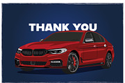 BMW cars 1983, 1988 and 2016 years, an Education Illustration by aliayas (Thumbnail 7 of 7)