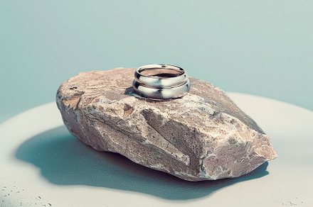 Wedding Rings on Stone, a Beauty & Fashion Photo by Virgo Studio