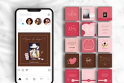 Canva Social Media Template Bundle, a Social Media Template by Little Creative Scribbles (Thumbnail 3 of 9)