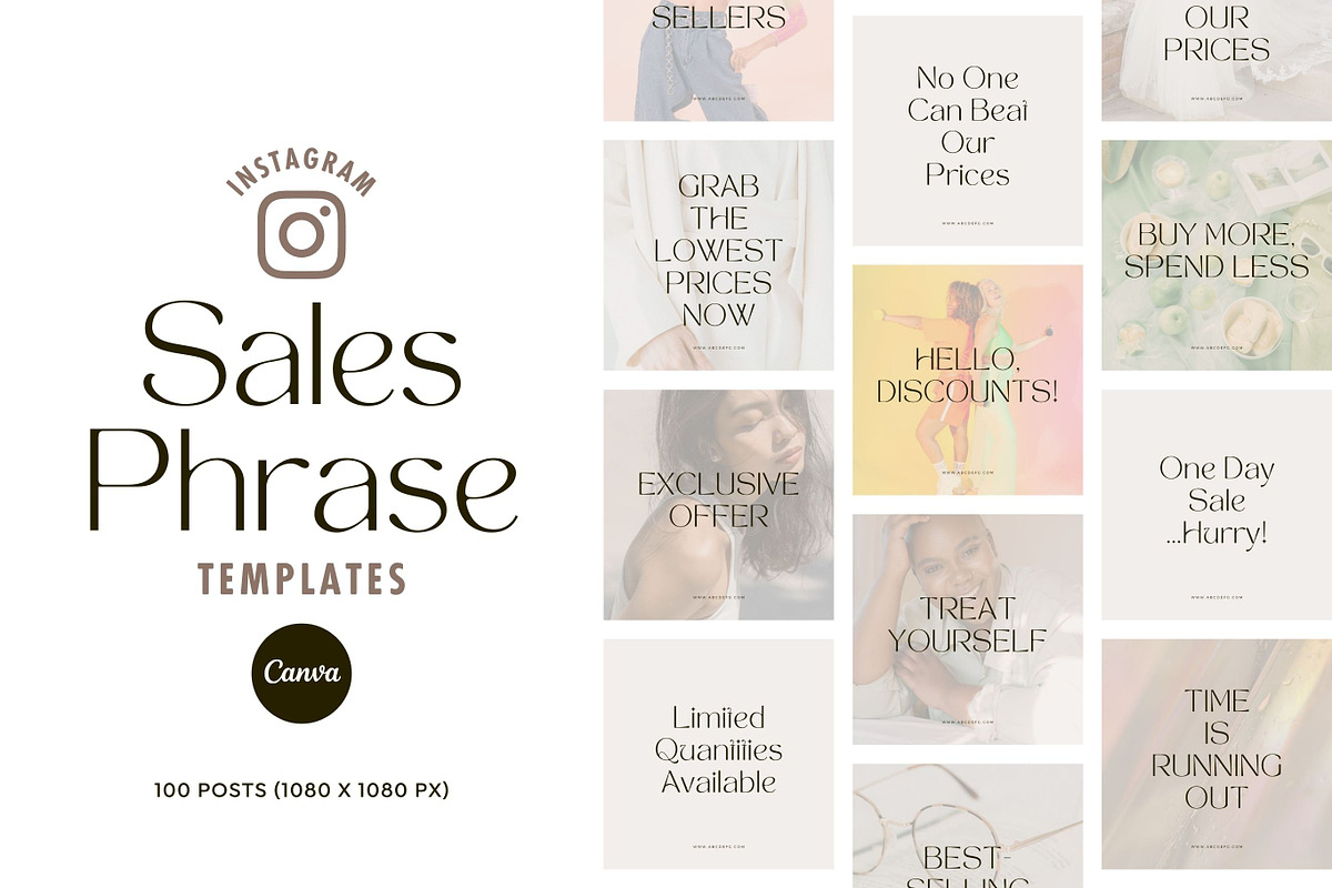 Instagram Sales Phrase Templates, a Social Media Template by Keikoya (Photo 1 of 14)