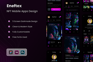 Eneftex - NFT Mobile Apps Concept