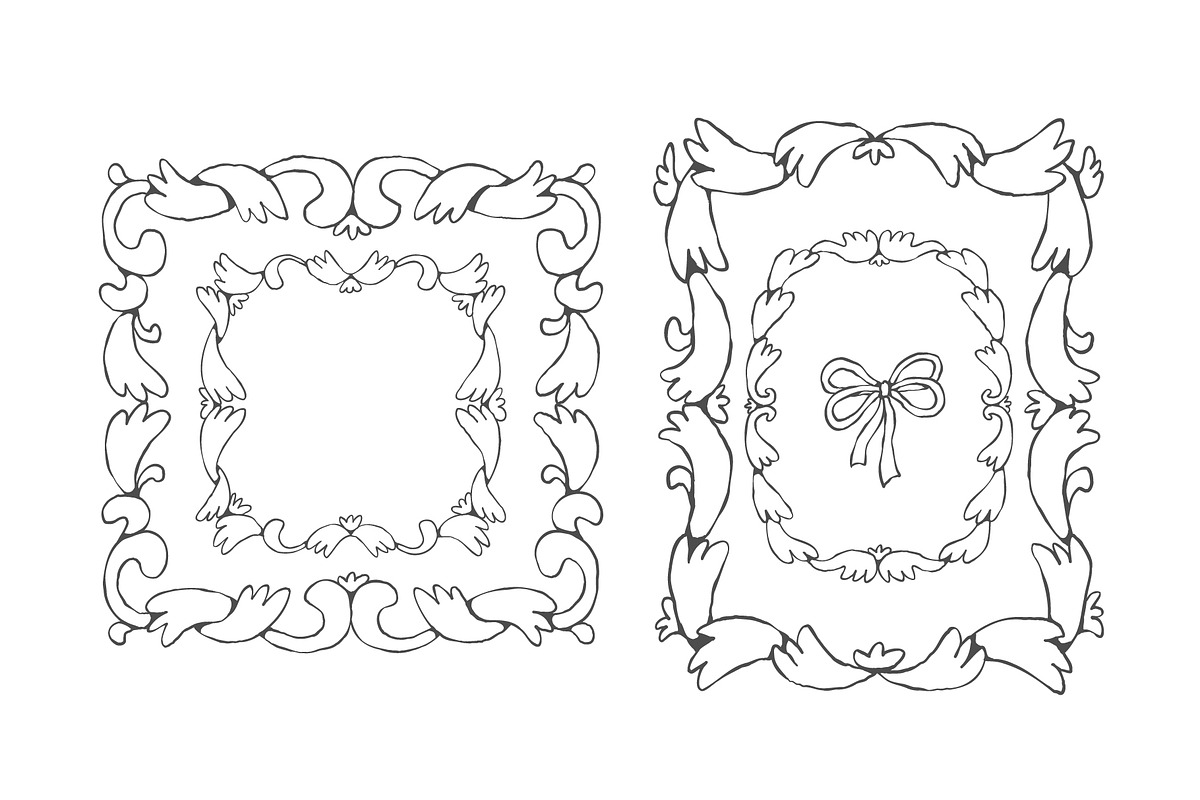 Vintage Frames, a Graphic by Anastasiya Klempach (Photo 4 of 7)