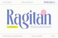 Ragitan Bold Tall Serif Display