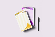 Colorful A6 Paper Notebook Mockup, a Books & Magazine Mockup by ianmikraz (Thumbnail 3 of 5)