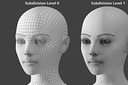 Stylized Female 01 T-Pose Base Mesh, a Characters & Person 3D Model by VK Studio (Thumbnail 22 of 28)