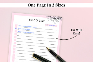 Fillable To Do List Printable