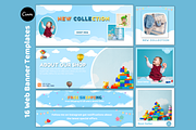 Shopify Store Banner Template Kids, an UI Kit Template by Meoww_Design (Thumbnail 1 of 7)