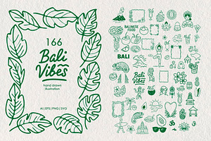 Bali Vibes Whimsy Illustrations