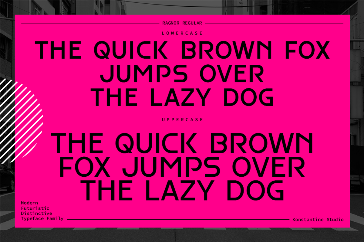 Ragnor - Futuristic Y2K Fonts, a Sans Serif Font by Konstantine Studio (Photo 2 of 5)