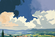 36 Italy-Themed Illustrations, a Background Graphic by h.utomo (Thumbnail 36 of 36)