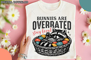 Bunnies Are Overrated Stay Feral PNG, an Illustration by OK Design (Thumbnail 4 of 6)