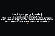 Sport Gazenox, a Sans Serif Font by QR Design Studio (Thumbnail 7 of 11)