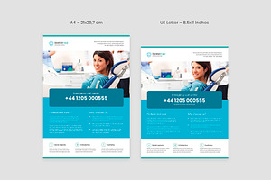 Dentist Flyer Canva Template