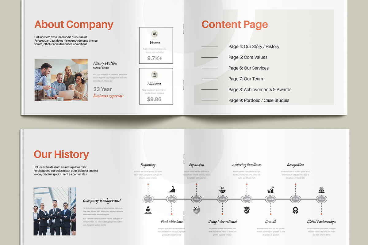 Corporate Company Profile Brochure preview 3