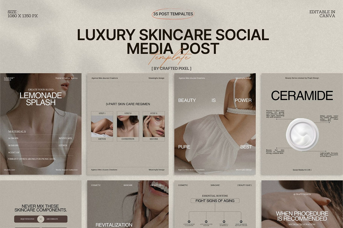 Clean Skincare Instagram Posts